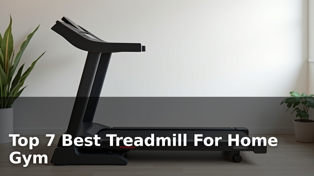 Top 7 Best Treadmill For Home Gym