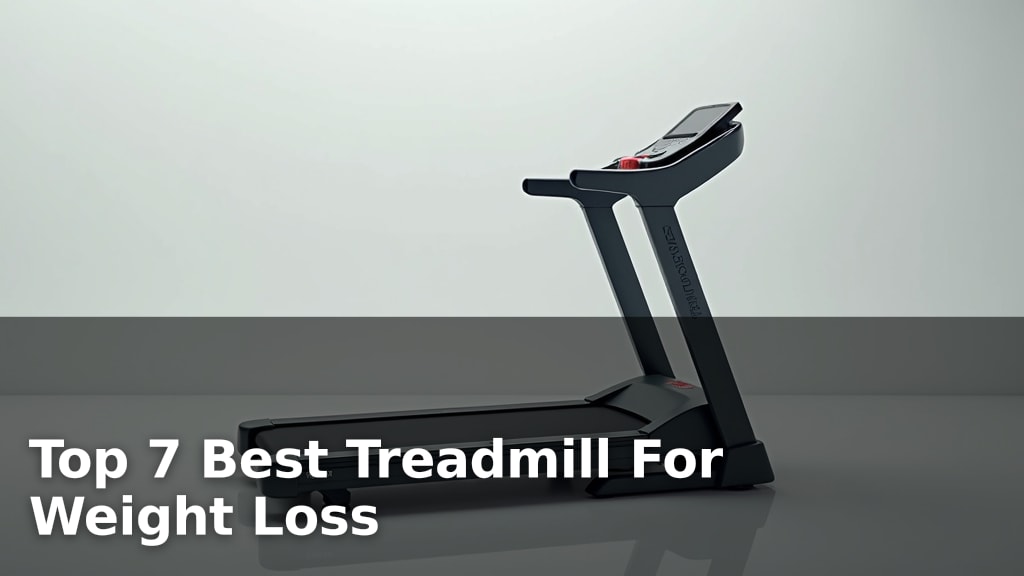 Top 7 Best Treadmill For Weight Loss
