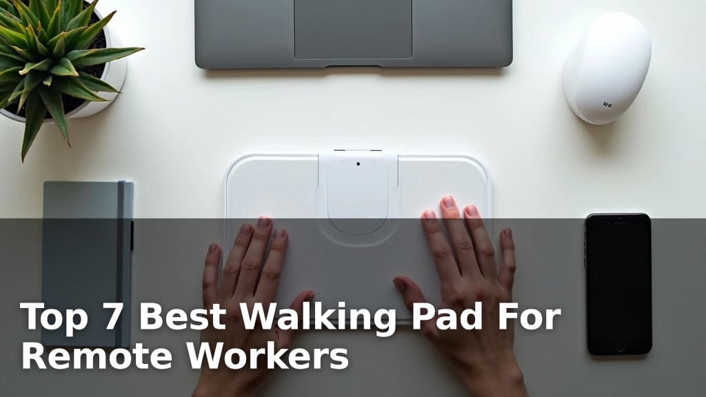 Top 7 Best Walking Pad For Remote Workers