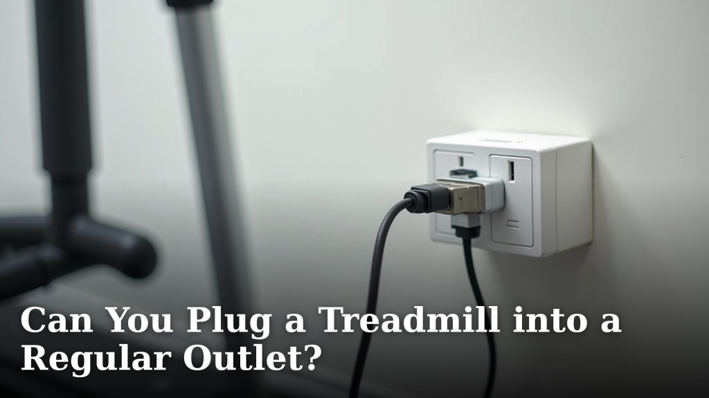 Can You Plug a Treadmill into a Regular Outlet?
