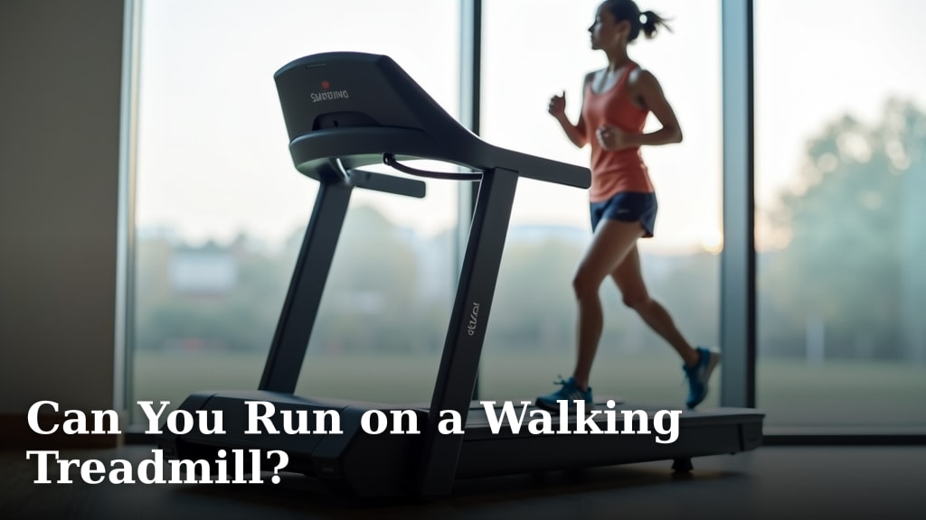 Can You Run on a Walking Treadmill?