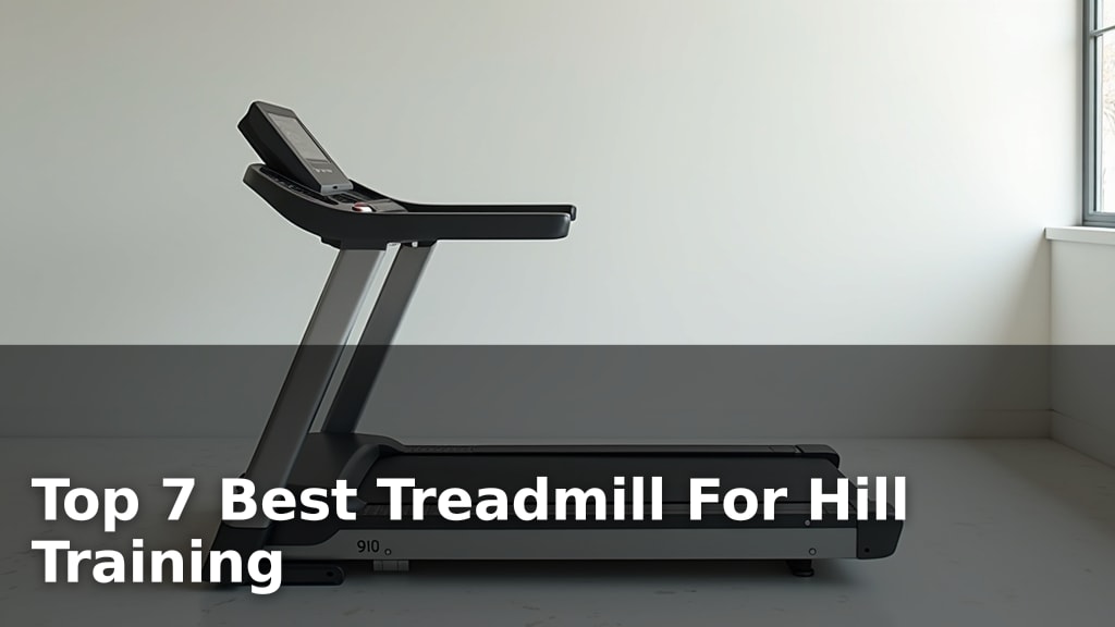 Top 7 Best Treadmill For Hill Training