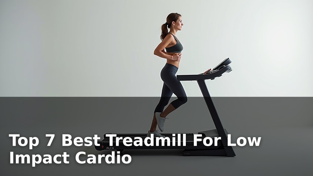 Top 7 Best Treadmill For Low Impact Cardio