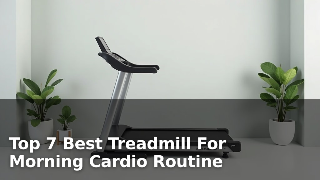 Top 7 Best Treadmill For Morning Cardio Routine