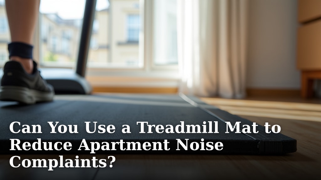 Can You Use a Treadmill Mat to Reduce Apartment Noise Complaints?