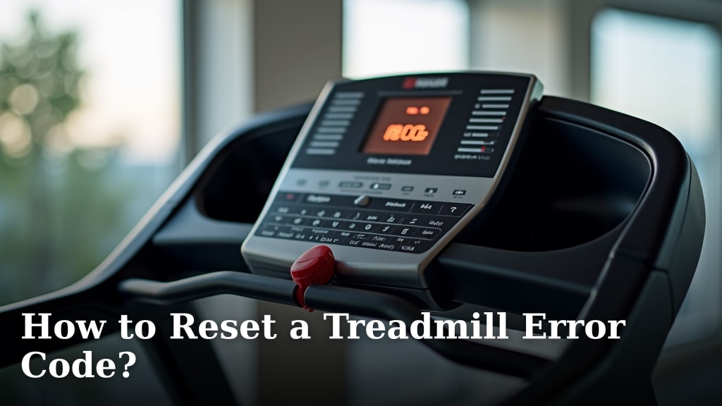 How to Reset a Treadmill Error Code?