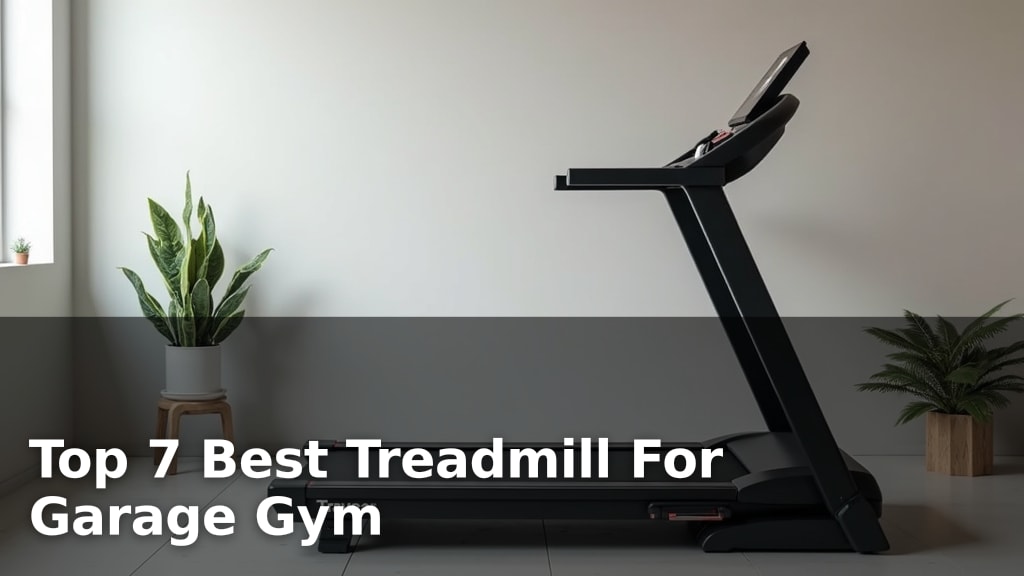 Best Treadmill For Garage Gym