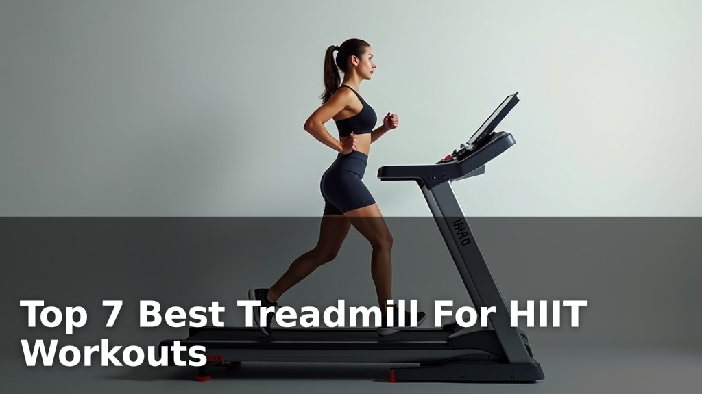 Top 7 Best Treadmill For HIIT Workouts