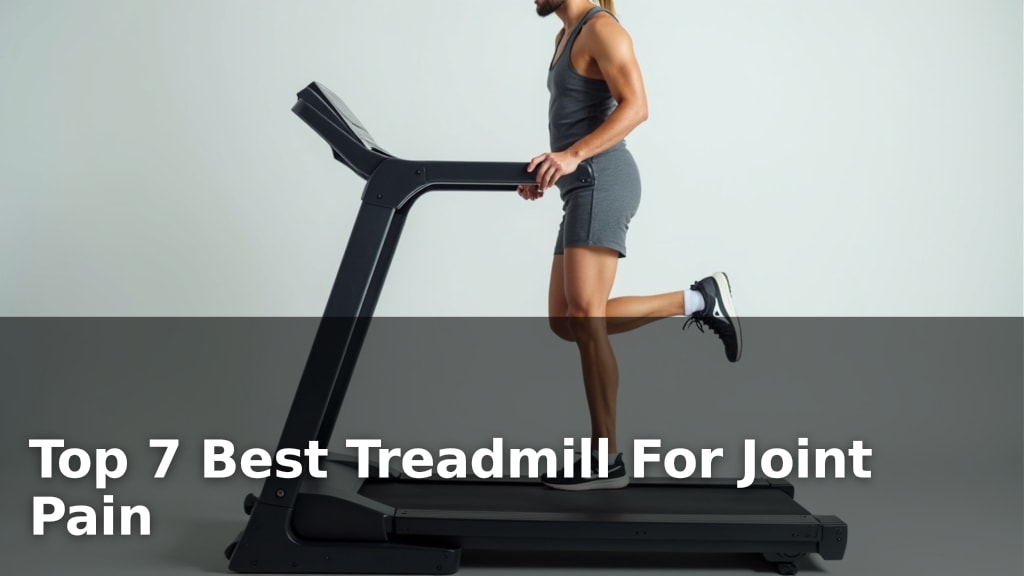 Top 7 Best Treadmill For Joint Pain