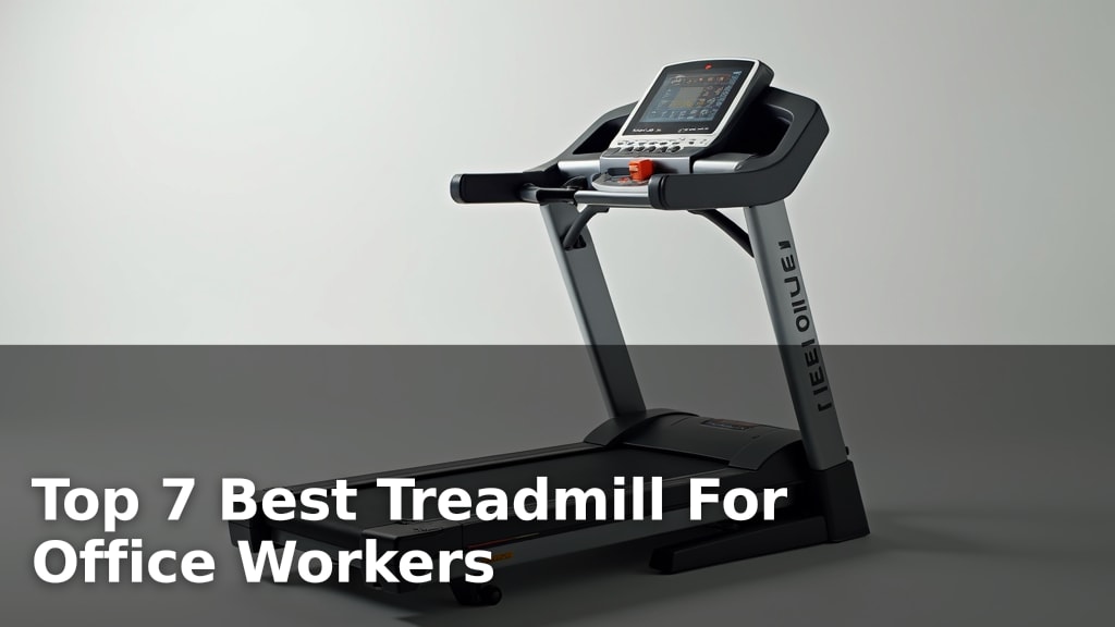 Top 7 Best Treadmill For Office Workers