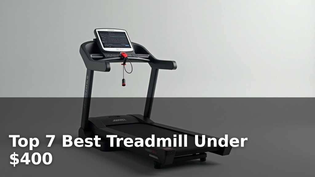 Top 7 Best Treadmill Under $400