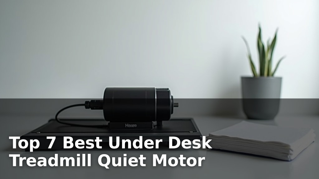 Top 7 Best Under Desk Treadmill Quiet Motor