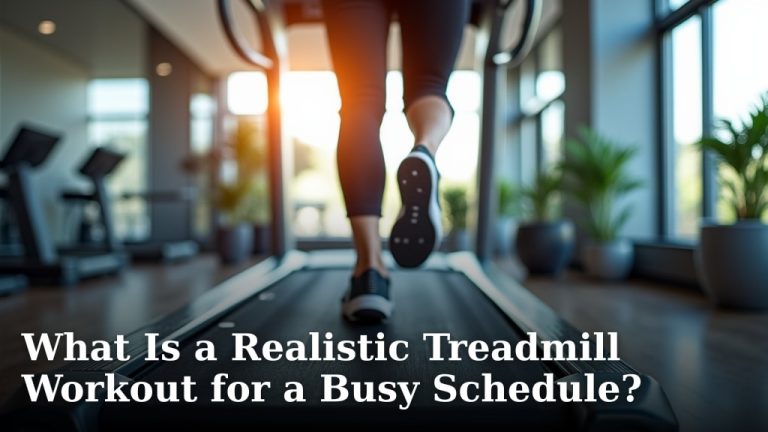 What Is a Realistic Treadmill Workout for a Busy Schedule?