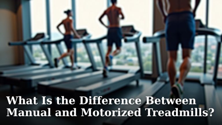 What Is the Difference Between Manual and Motorized Treadmills?