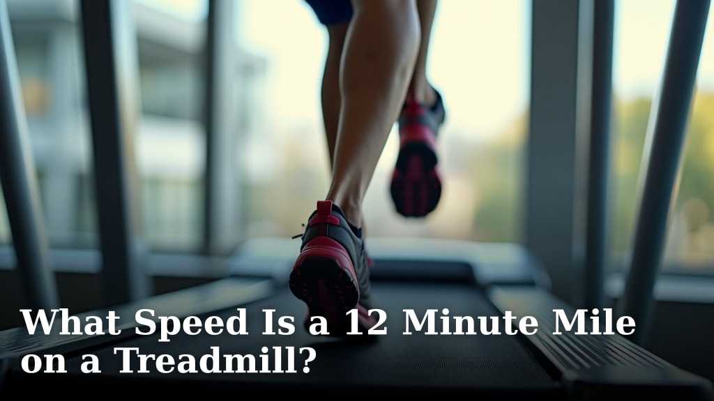 What Speed Is a 12 Minute Mile on a Treadmill?