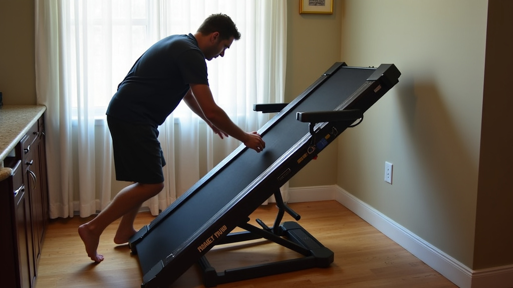 Storing Your Treadmill: Folding It Solo