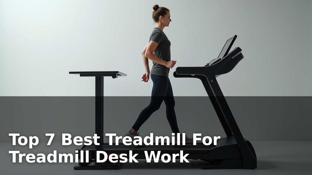 Best Treadmill For Treadmill Desk Work